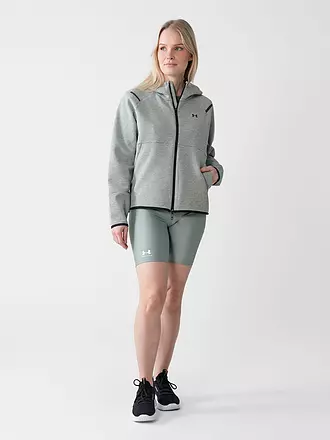 UNDER ARMOUR | Veste à capuche pour femme UA Unstoppable Fleece avec zip intégral | mint